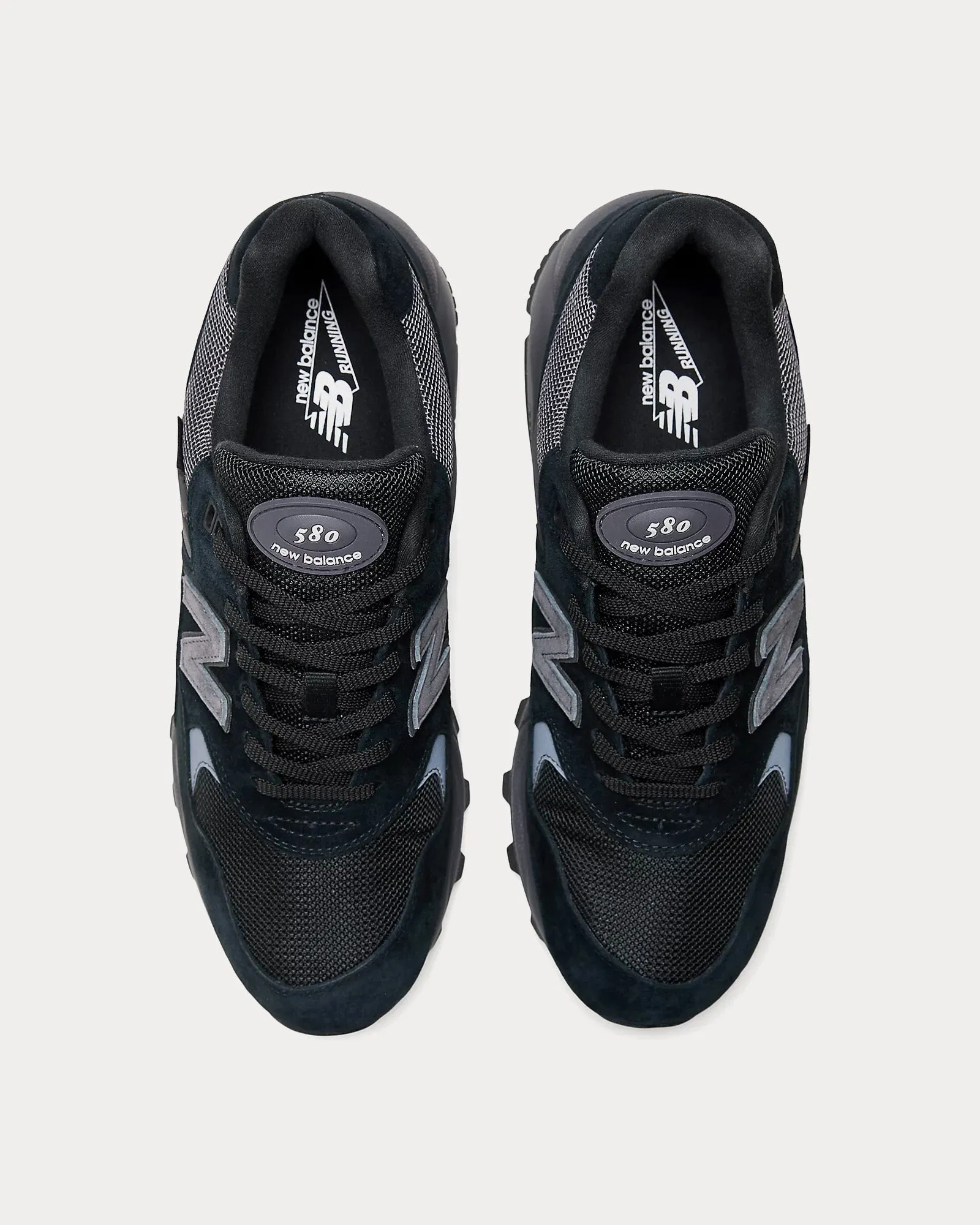 580 Black / Magnet/ Grey Matter Low Top Sneakers