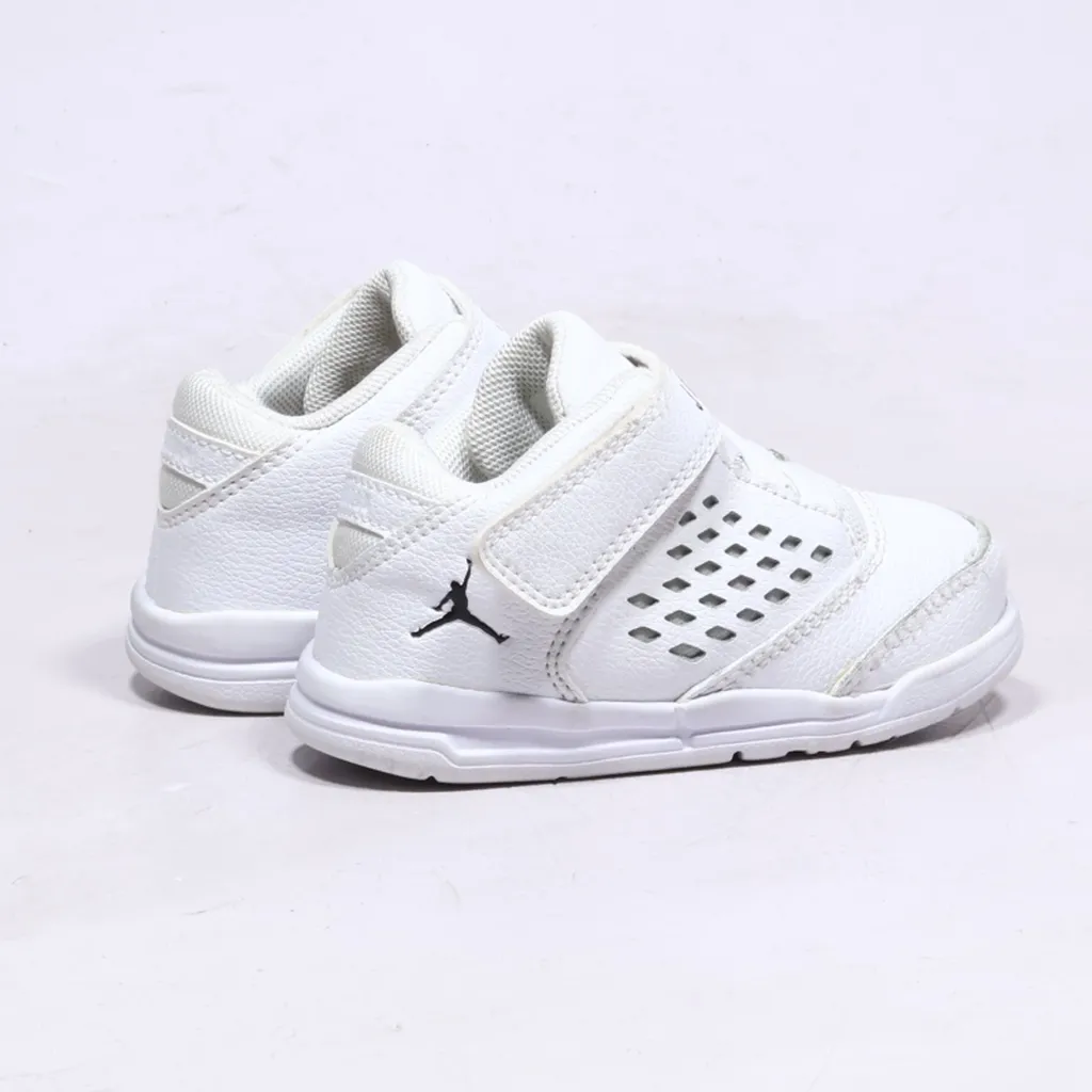 Air Jordan Flight Origin 4 Sneakers Leather White Color For Kids