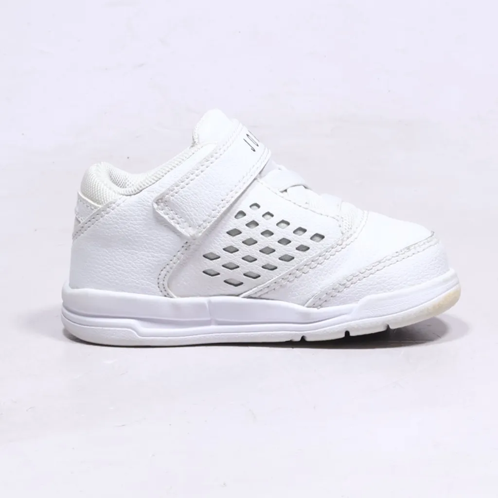 Air Jordan Flight Origin 4 Sneakers Leather White Color For Kids