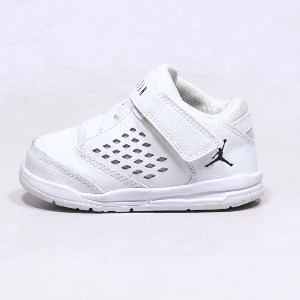 Air Jordan Flight Origin 4 Sneakers Leather White Color For Kids