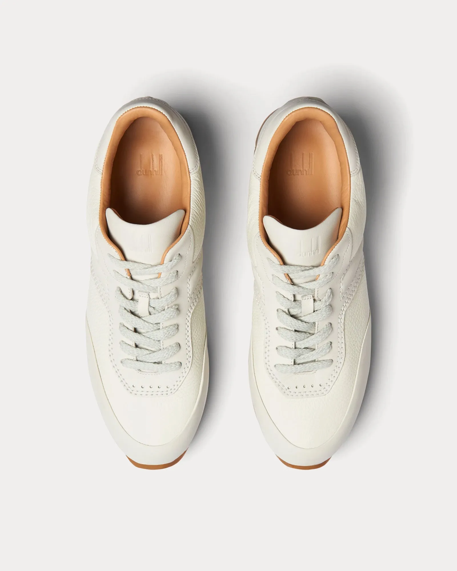 Duke II Leather Runner Off White Low Top Sneakers