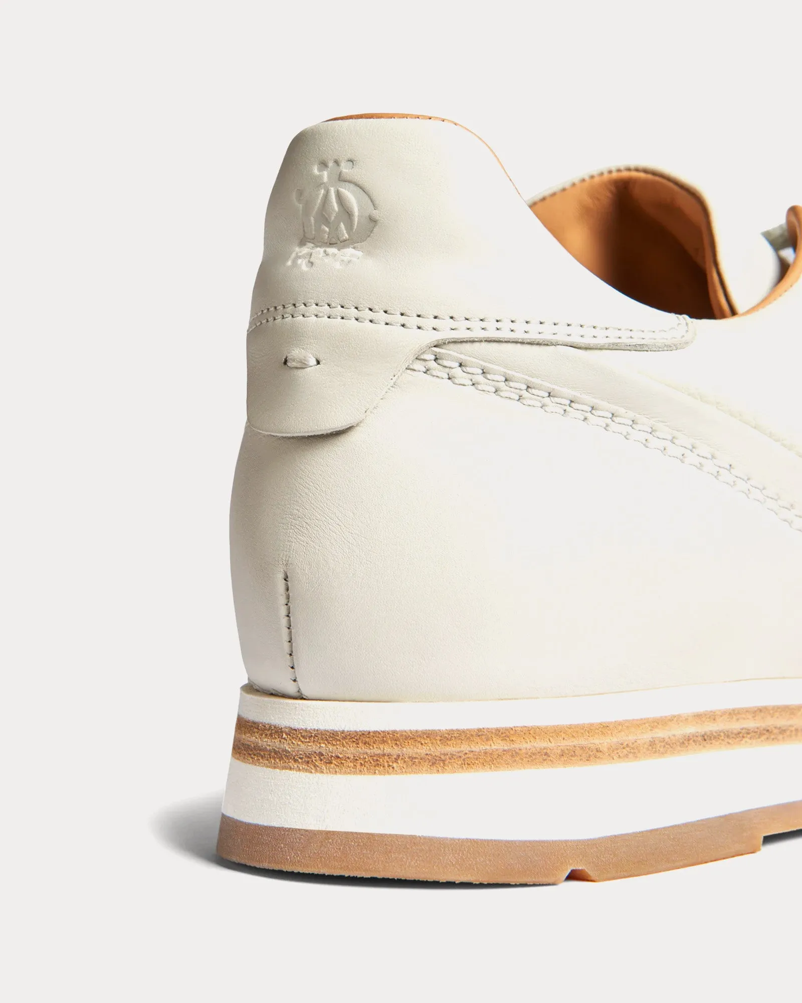 Duke II Leather Runner Off White Low Top Sneakers