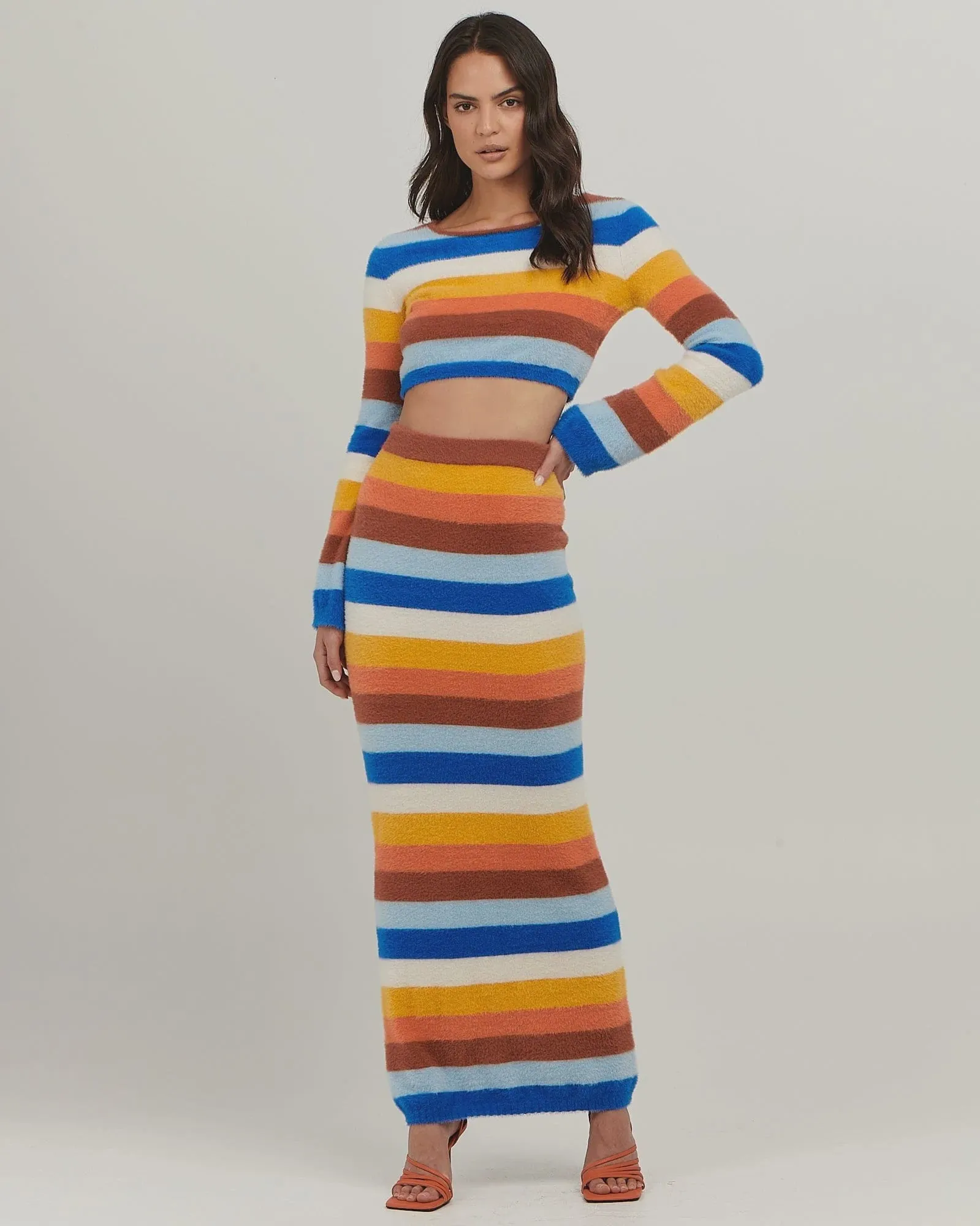 Mariana Maxi Skirt - Multi Stripe