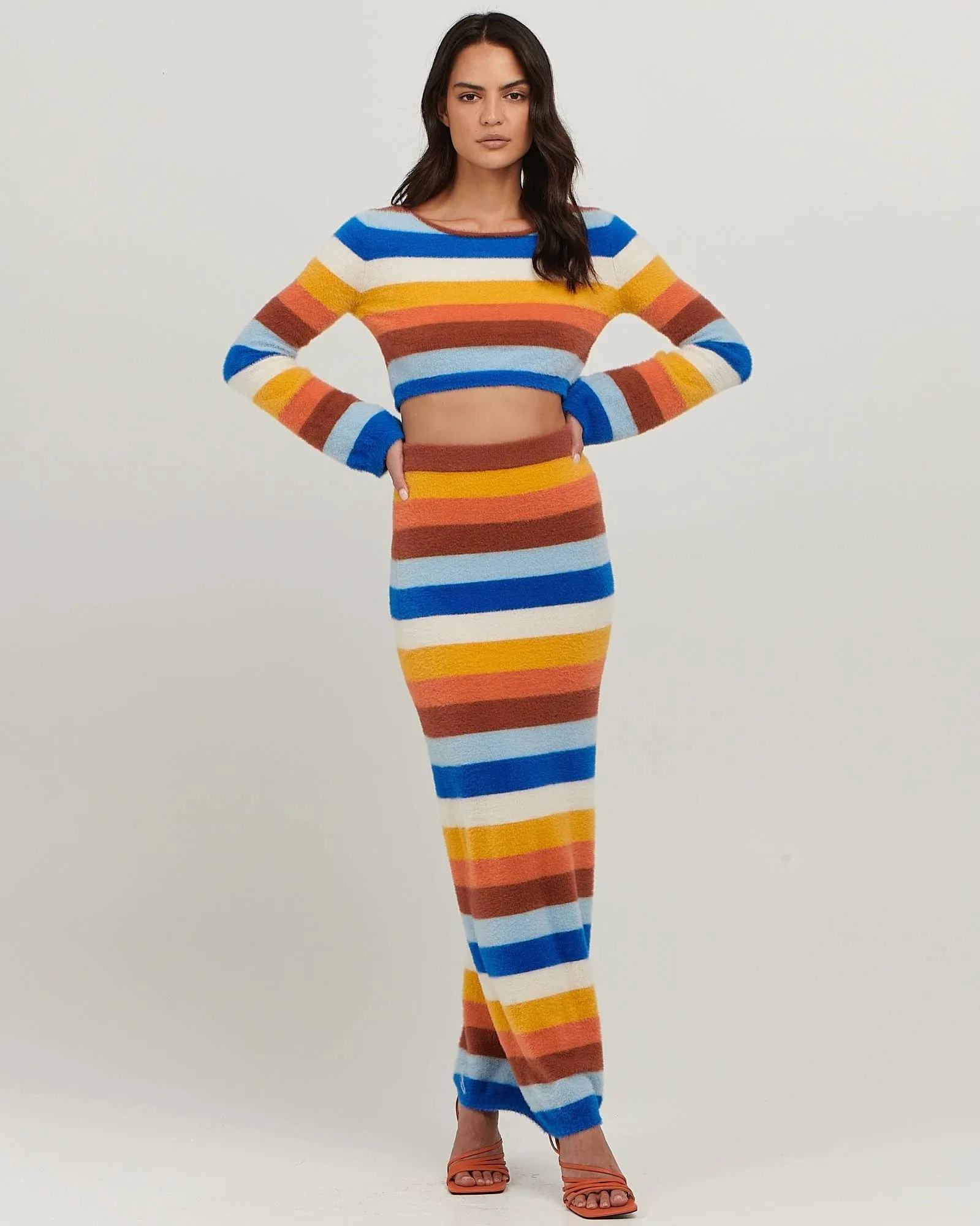 Mariana Maxi Skirt - Multi Stripe