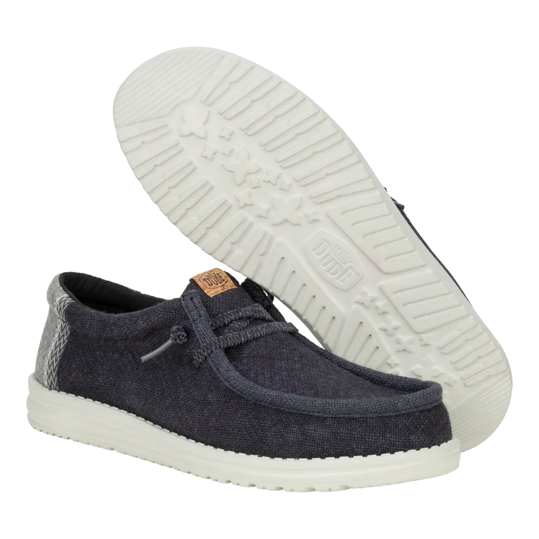 Mens Wally Jute Black/Granite Grey