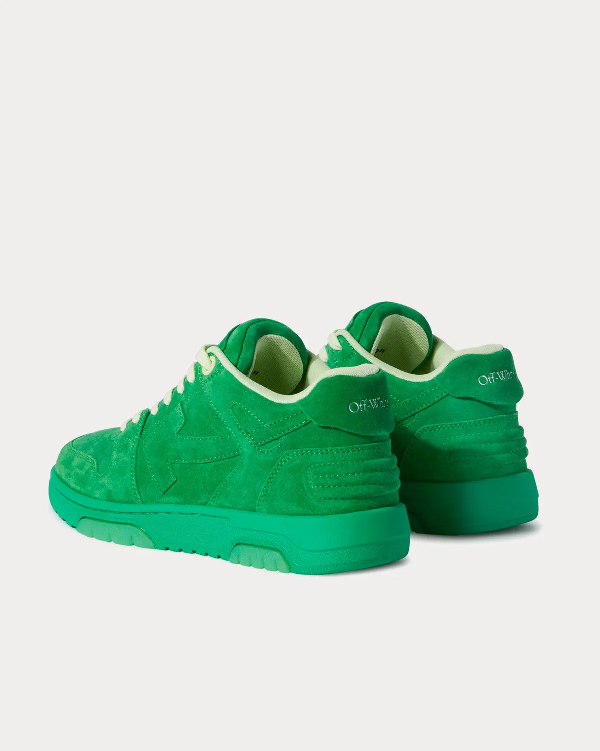 Out Of Office Suede Green Low Top Sneakers