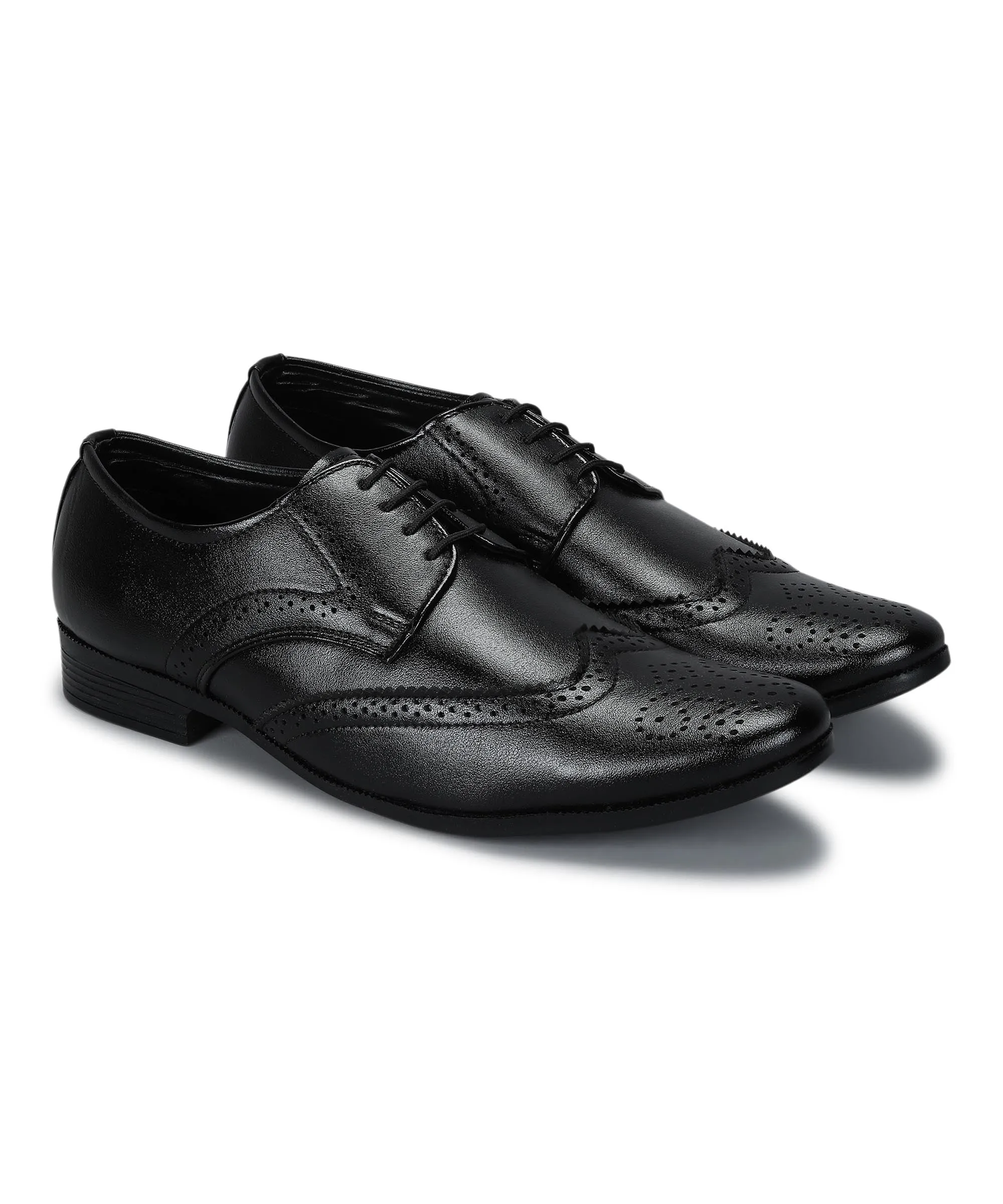 Paragon Men's Black Formal Shoes| Trendy, Durable & Sturdy for Outdoor Wear