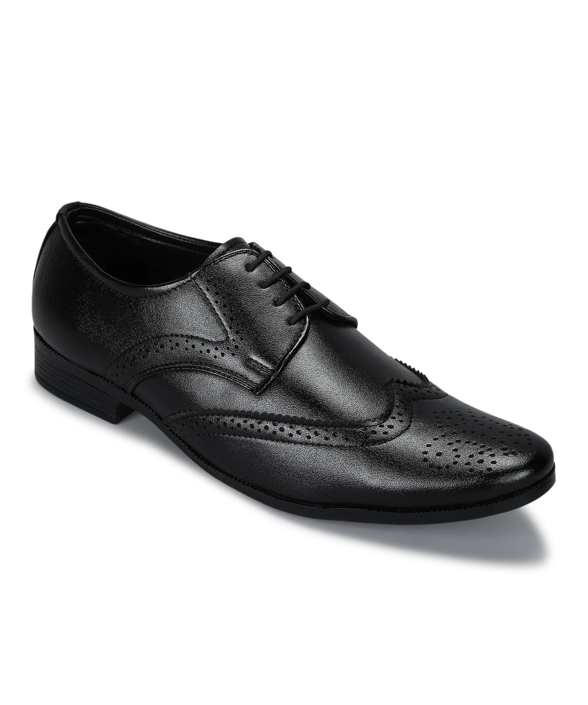 Paragon Men's Black Formal Shoes| Trendy, Durable & Sturdy for Outdoor Wear