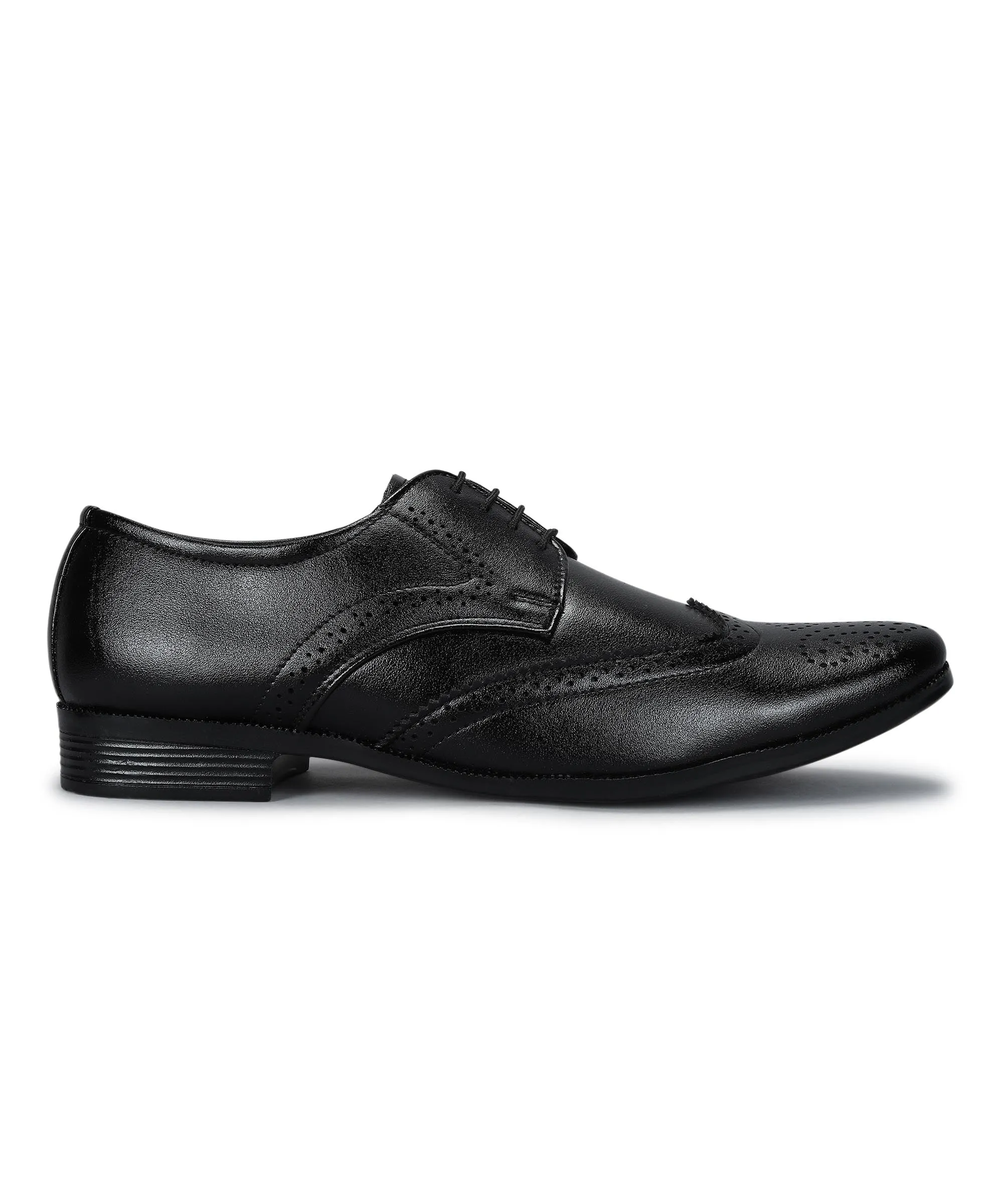 Paragon Men's Black Formal Shoes| Trendy, Durable & Sturdy for Outdoor Wear