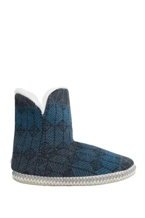 Snooze Slipper Booties - Lost Maze Storm