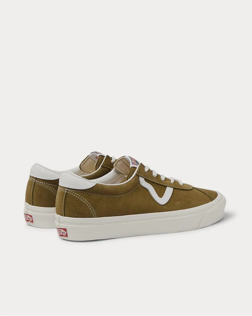 Style 73 DX Anaheim Factory Leather-Trimmed Suede  Green low top sneakers